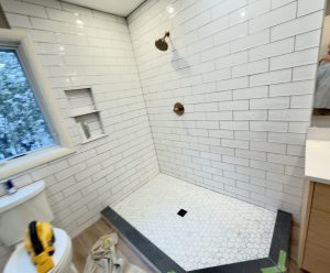 Odd shape, neo, angle, shower