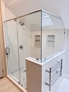 If you have a unique shower? We can finish it off with a beautiful enclosure!