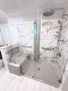 right angle double notched enclosure