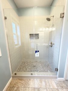 wall mount 3/8" glass